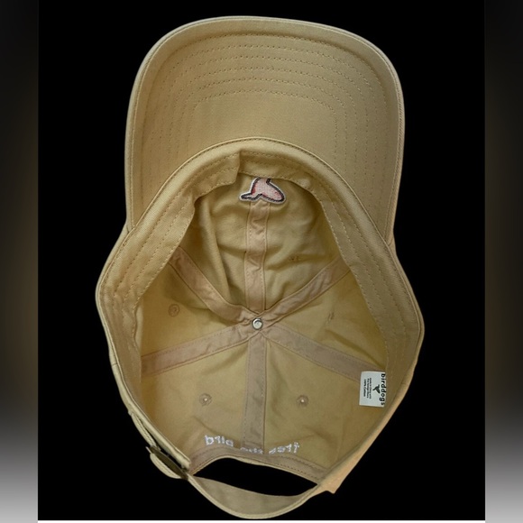 birddogs Unisex Adult Free The Bird Beige Strapback Hat Embroidered Logo - Picture 3 of 5